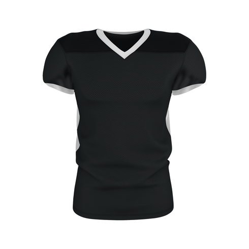 Badger Sport Adult Elusive Football Jersey, Sizes 2XL-4XL (A00173-028308), Color 'Black/White'